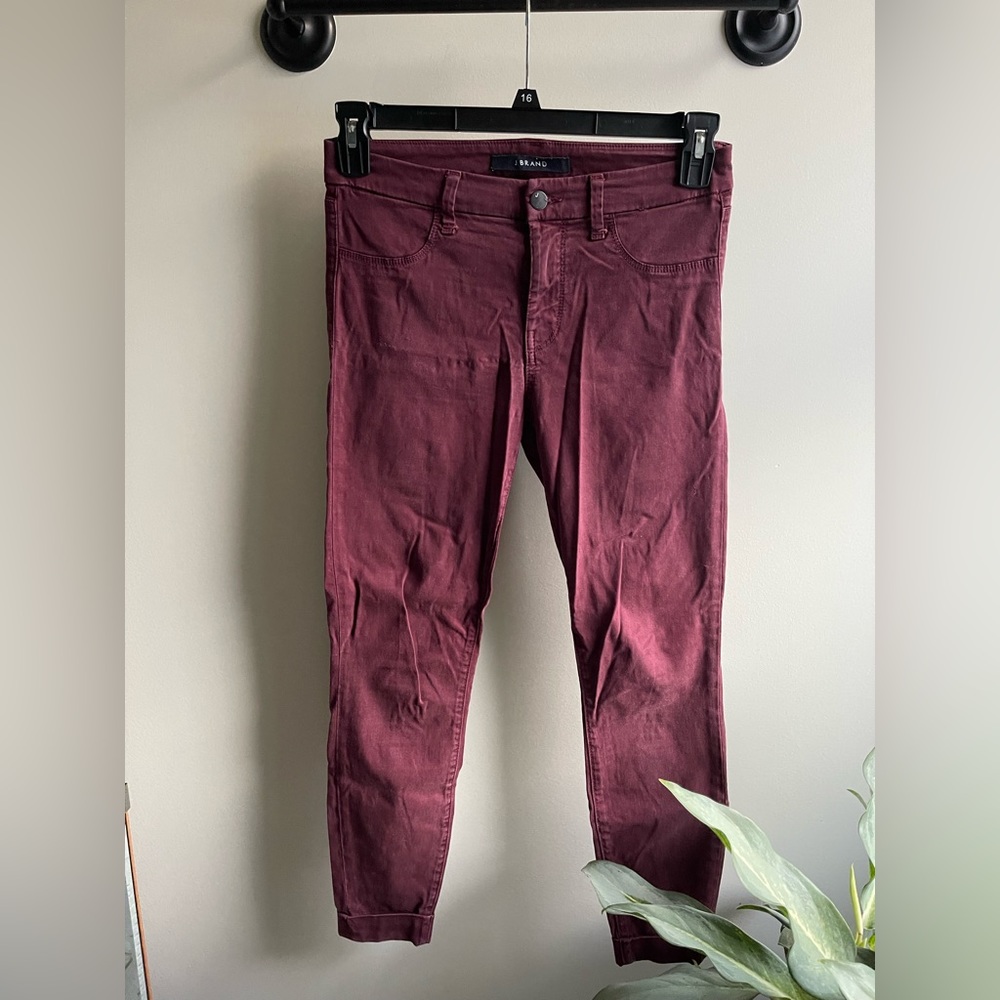 J Brand - Maroon jeans